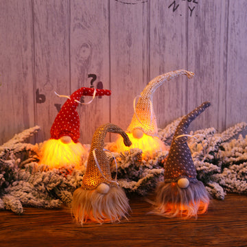 Christmas Forester Gnome LED Doll Light Tree