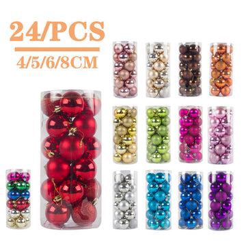 Christmas Ball Christmas Decorations 24 PCs Christmas Ball Set Christmas Tree Pendant