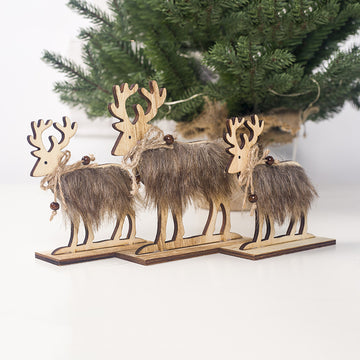 Wooden Felt Christmas Decorations Creative Furnishings Ornaments