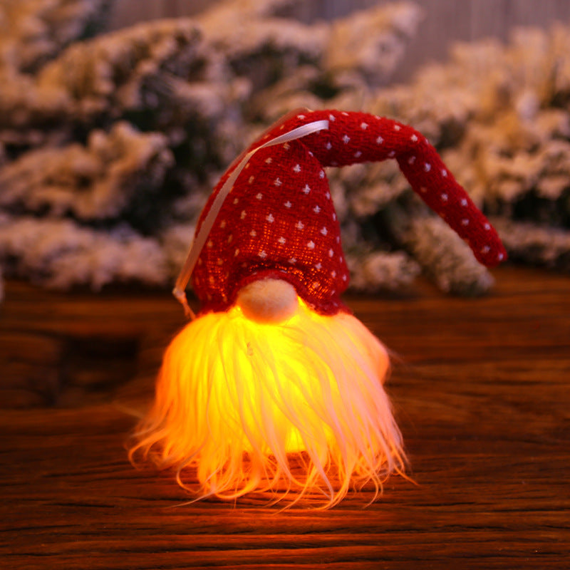 Christmas Forester Gnome LED Doll Light Tree