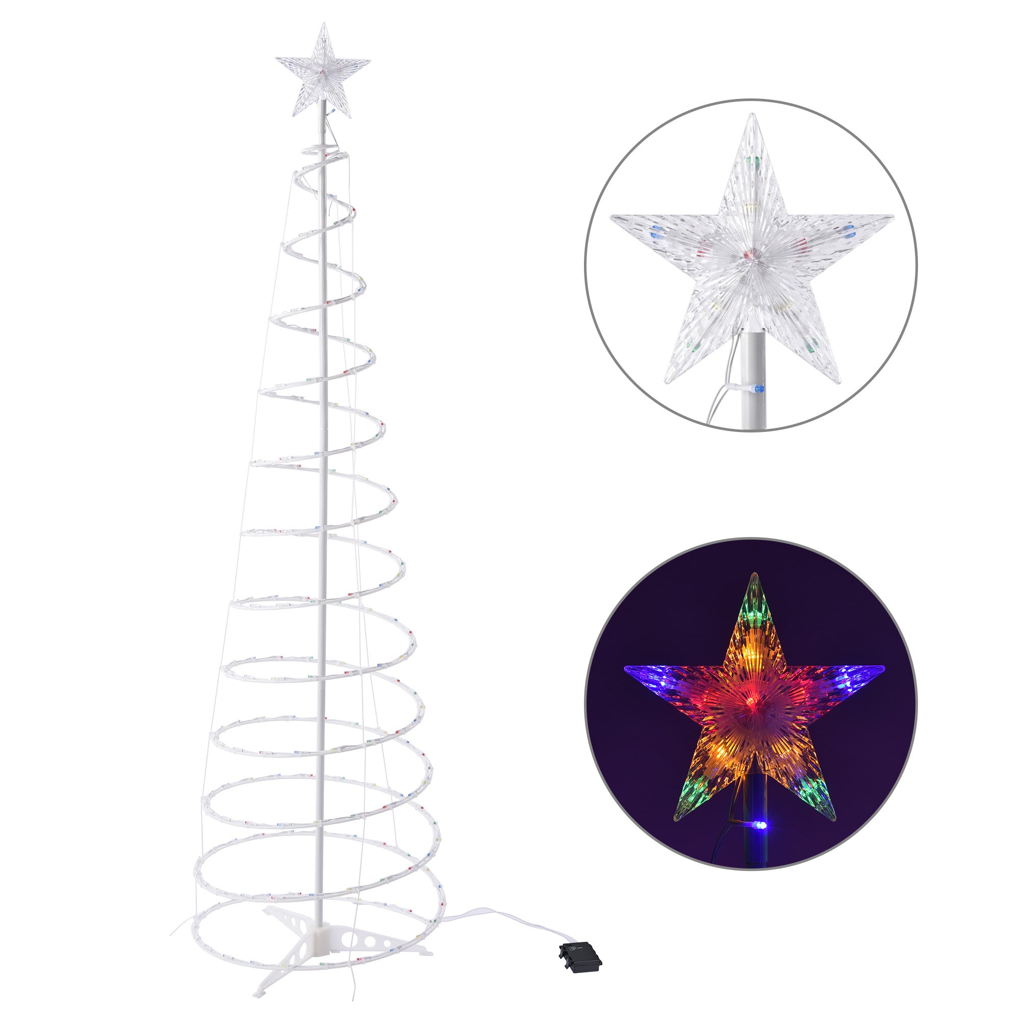 New Style LED Spiral Christmas Tree Light