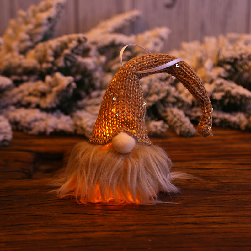 Christmas Forester Gnome LED Doll Light Tree