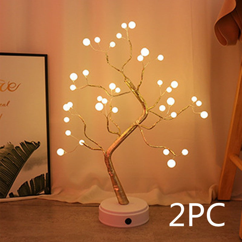 Pearl Tree Christmas Light Starry Touch Light