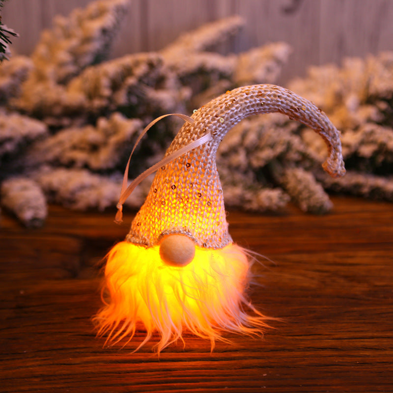 Christmas Forester Gnome LED Doll Light Tree