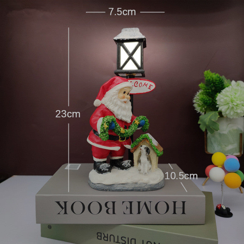 Resin Christmas Snowman Night Light  Gifts Crafts