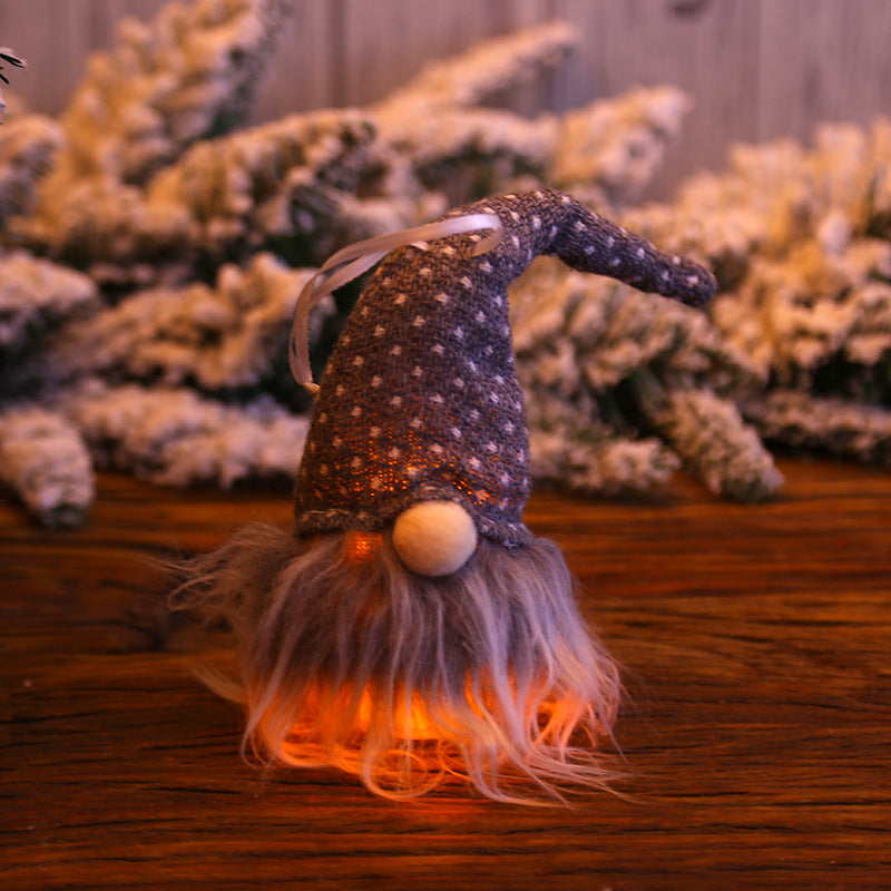 Christmas Forester Gnome LED Doll Light Tree