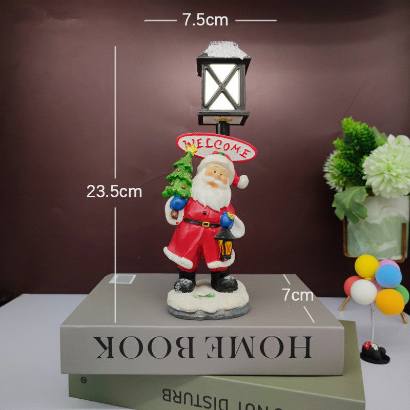 Resin Christmas Snowman Night Light  Gifts Crafts