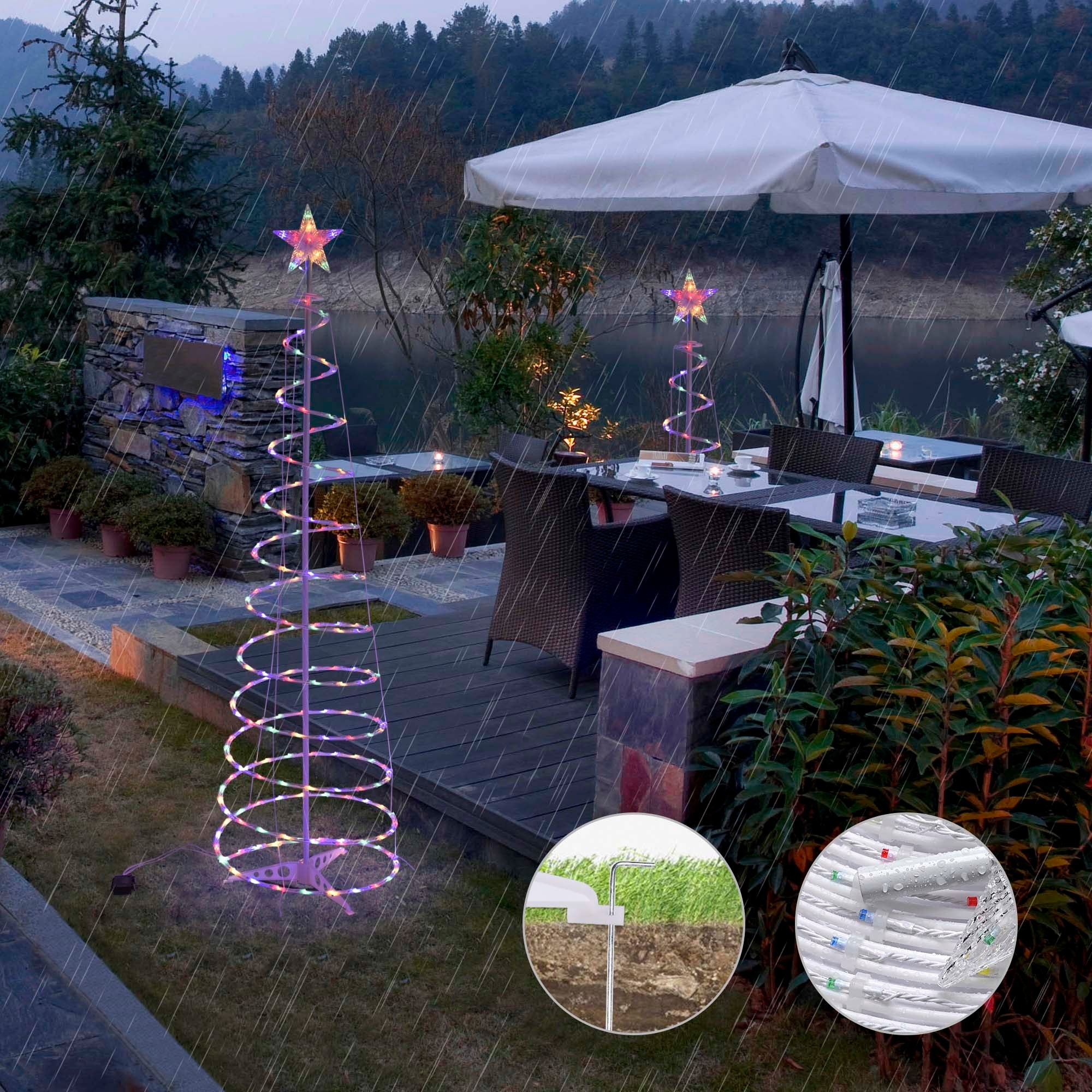 New Style LED Spiral Christmas Tree Light