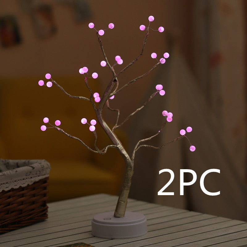 Pearl Tree Christmas Light Starry Touch Light