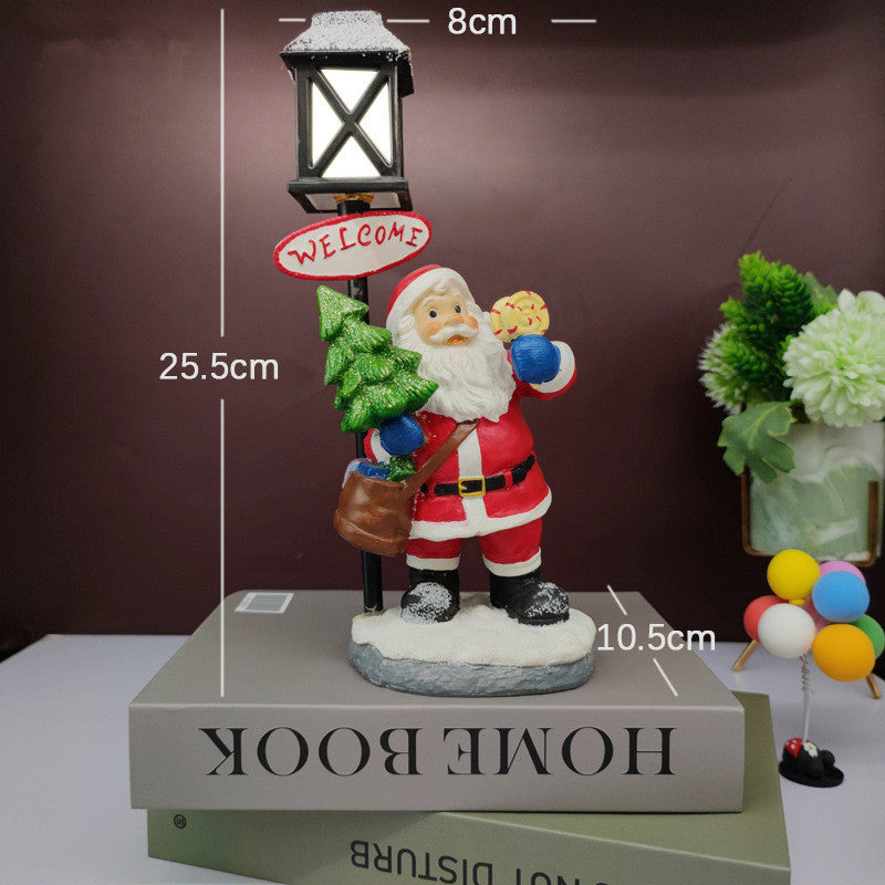 Resin Christmas Snowman Night Light  Gifts Crafts